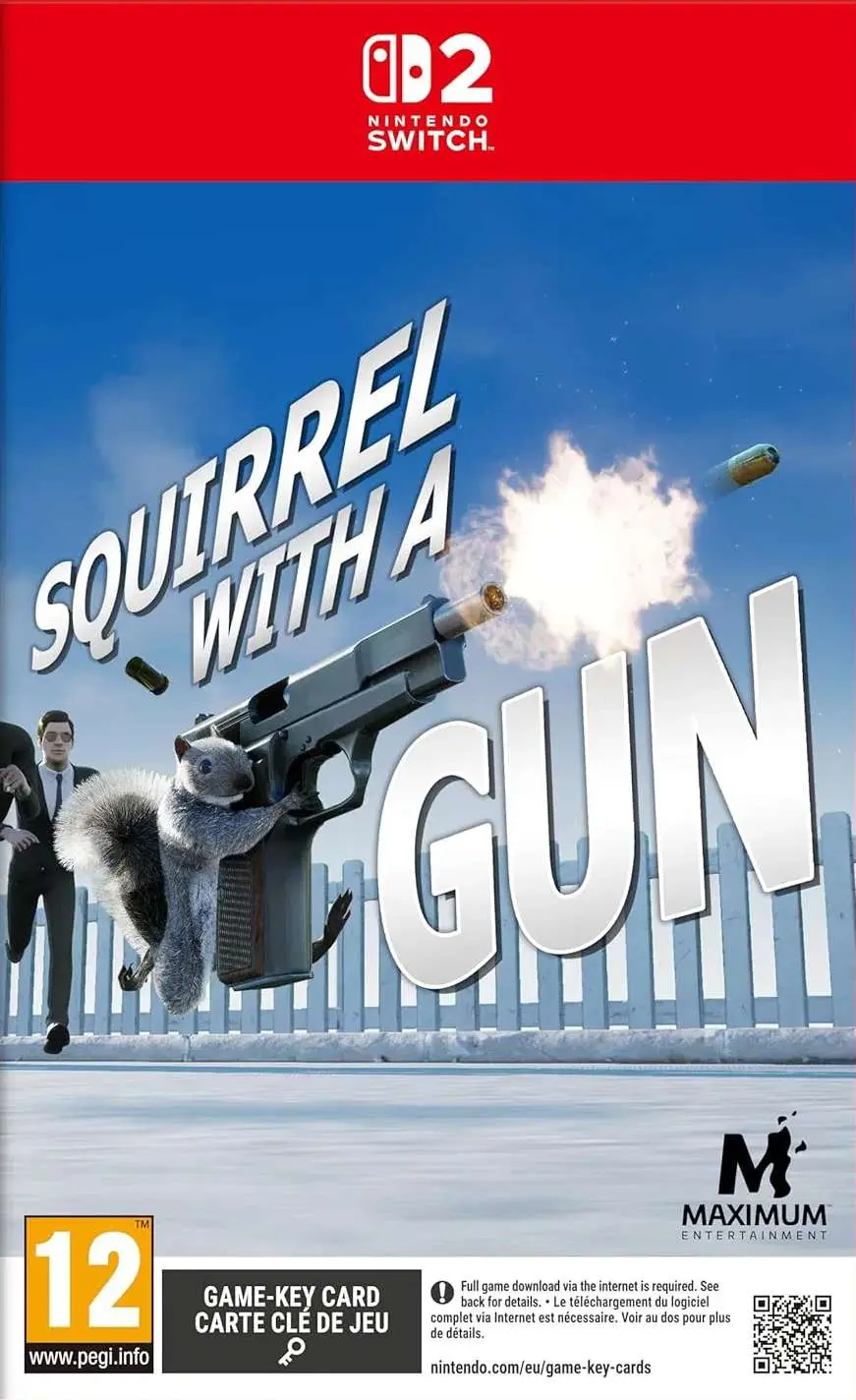 Okładka gry Squirrel with a Gun na Nintendo Switch 2