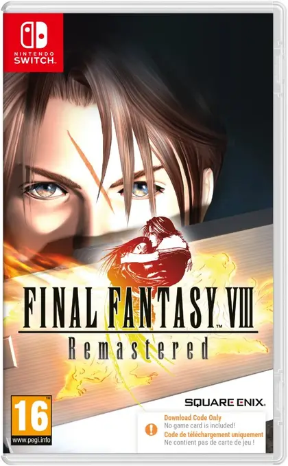 Final Fantasy VIII: Remastered Nintendo Switch okładka gry