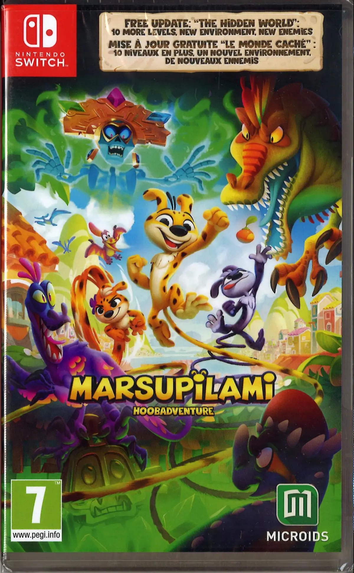 Marsupilami: Hoobadventure Nintendo Switch okładka gry
