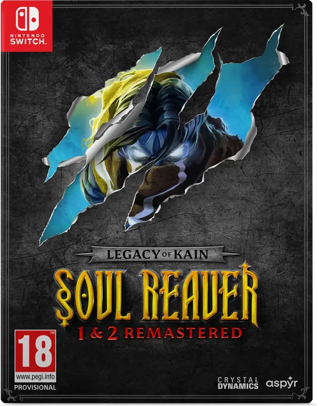Legacy of Kain Soul Reaver 1&2 Remastered Deluxe Edition Nintendo Switch okładka gry