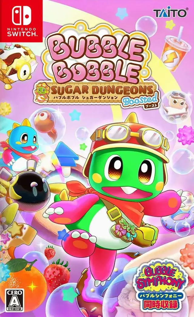 BUBBLE BOBBLE Sugar Dungeons Nintendo Switch okładka gry