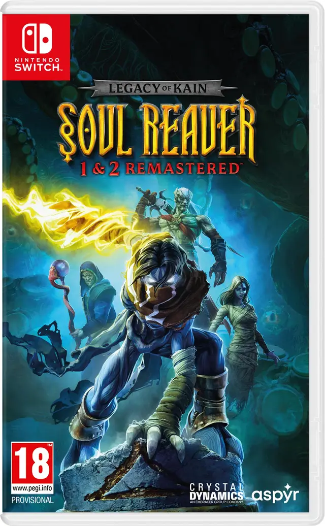 Legacy of Kain Soul Reaver 1&2 Remastered Nintendo Switch okładka gry
