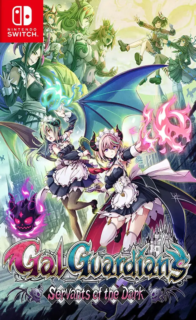 Gal Guardians Servants of the Dark Nintendo Switch okładka gry
