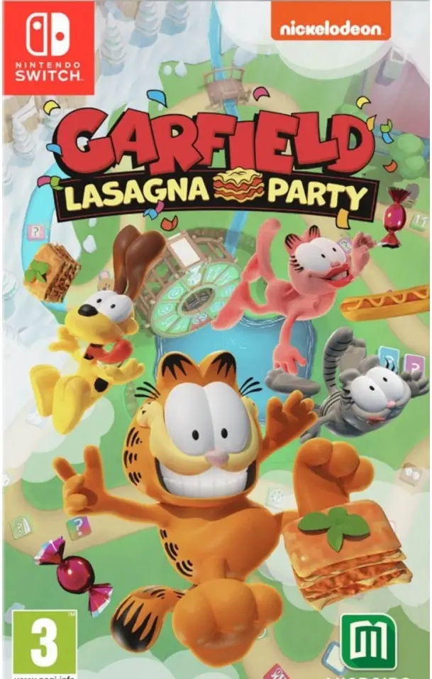 Garfield Lasagna Party Nintendo Switch okładka gry