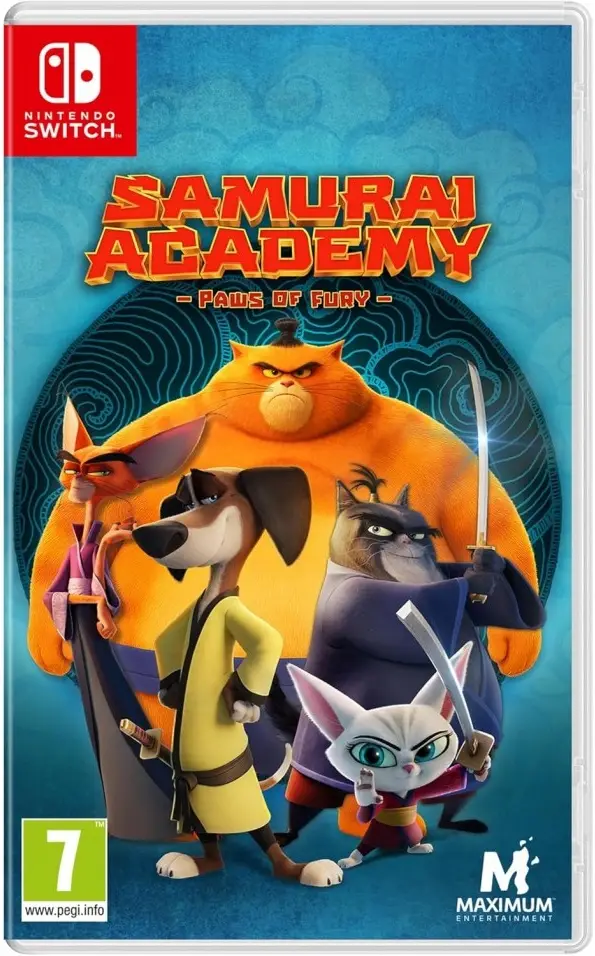 Samurai Academy: Paws of Fury Nintendo Switch okładka gry