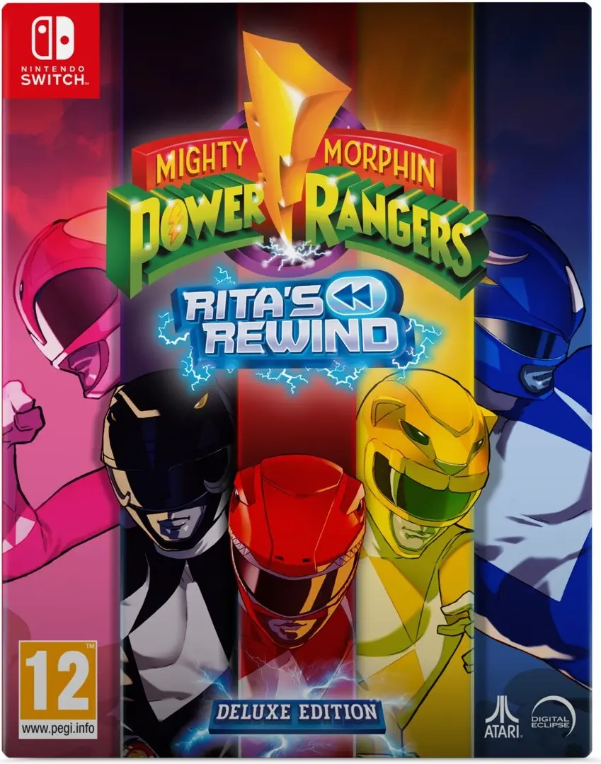 Mighty Morphin Power Rangers: Rita's Rewind Deluxe Edition Nintendo Switch okładka gry