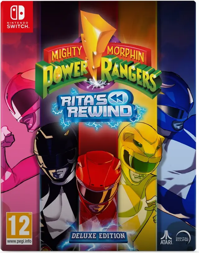 Mighty Morphin Power Rangers: Rita's Rewind Deluxe Edition Nintendo Switch okładka gry