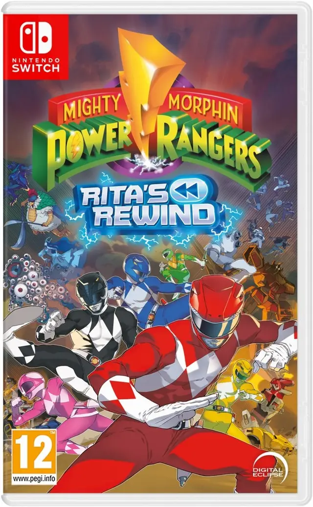 Mighty Morphin Power Rangers: Rita's Rewind Nintendo Switch okładka gry