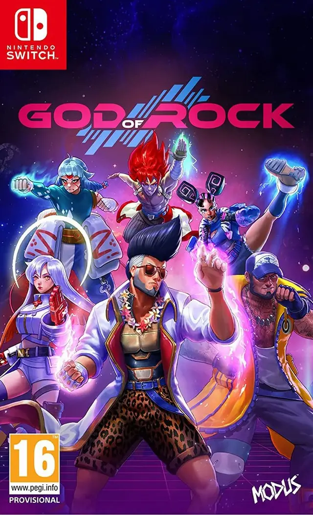 God of Rock Nintendo Switch okładka gry