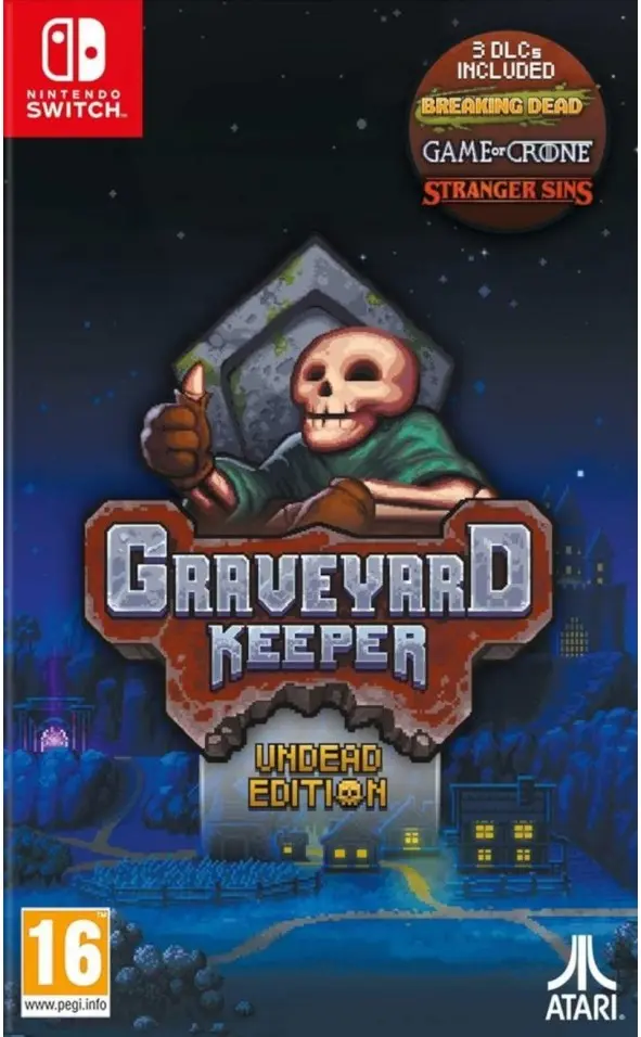 Okładka gry Graveyard Keeper Undead Edition na Nintendo Switch Okładka gry Graveyard Keeper Undead Edition na Nintendo Switch