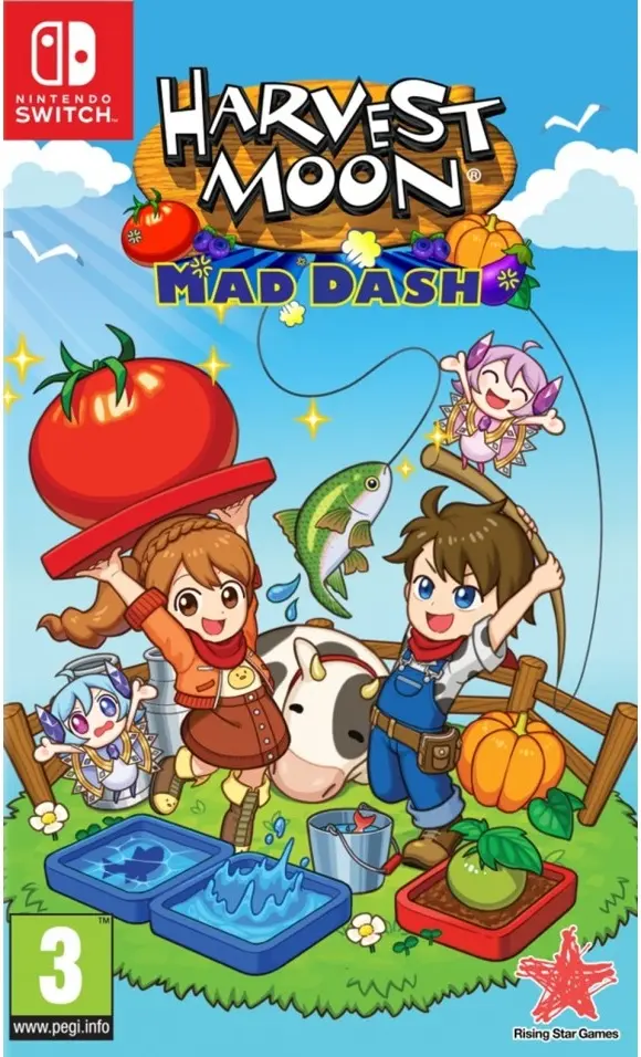 Harvest Moon Mad Dash Nintendo Switch okładka gry