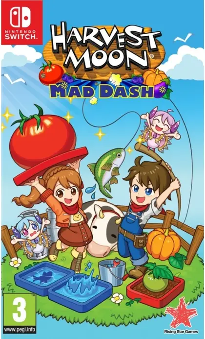 Harvest Moon Mad Dash Nintendo Switch okładka gry