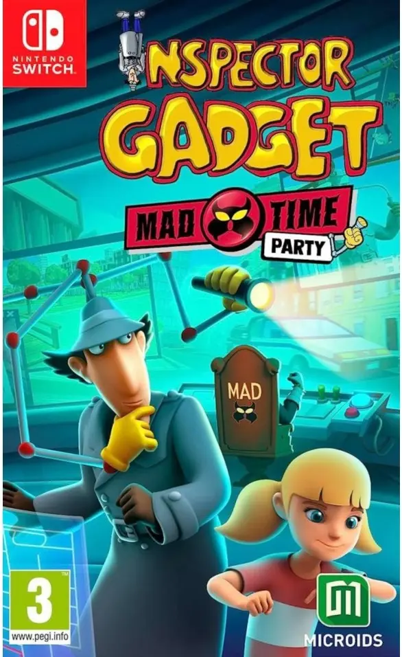 Okładka gry Inspector Gadget Mad Time Party na Nintendo Switch - najlepsza oferta