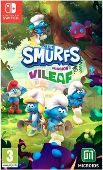 Okładka gry Smerfy: Misja Złoliść na Nintendo Switch Okładka gry Smerfy: Misja Złoliść na Nintendo Switch