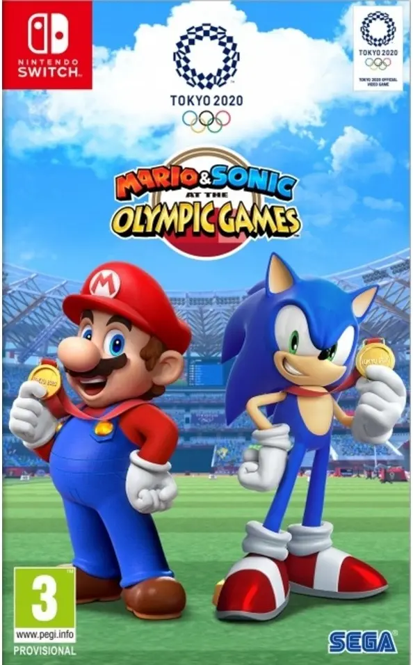 Okładka gry Mario and Sonic at the Olympic Games Tokyo 2020 na Nintendo Switch Okładka gry Mario and Sonic at the Olympic Games Tokyo 2020 na Nintendo Switch