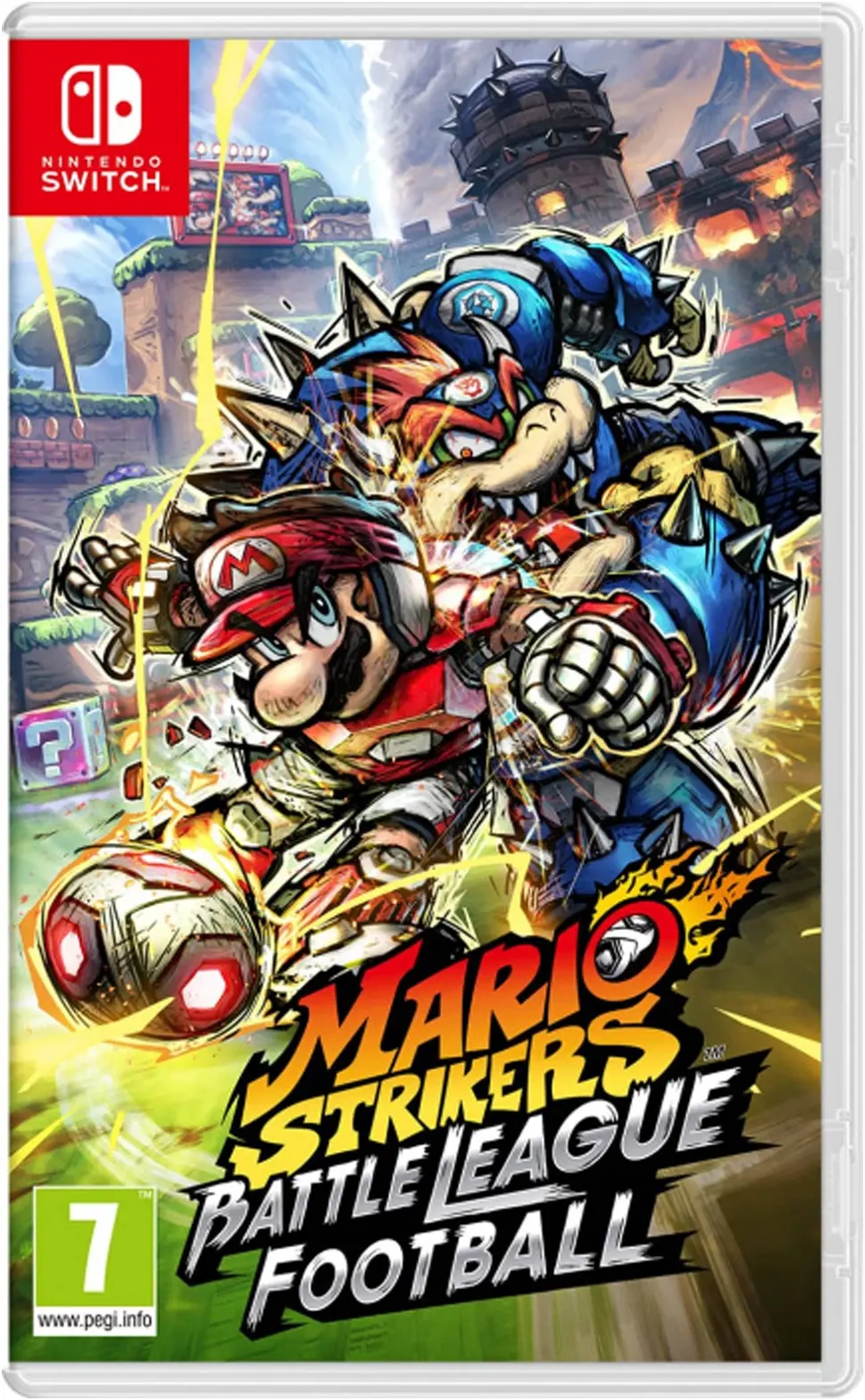 Okładka gry Mario Strikers Battle League Football na Nintendo Switch Okładka gry Mario Strikers Battle League Football na Nintendo Switch