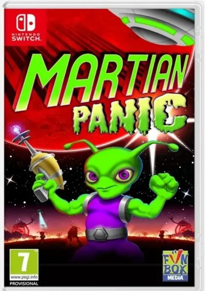 Martian Panic Nintendo Switch okładka gry