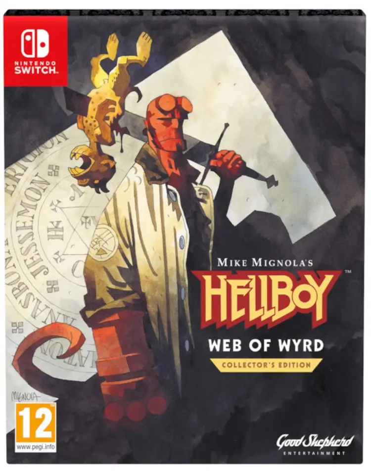 Mike Mignola's Hellboy Web of Wyrd Collector's Edition Nintendo Switch okładka gry
