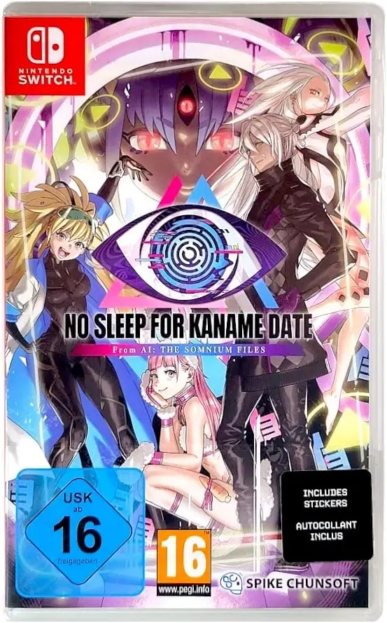 No Sleep For Kaname Date From AI: THE SOMNIUM FILES Aiba Edition Nintendo Switch okładka gry