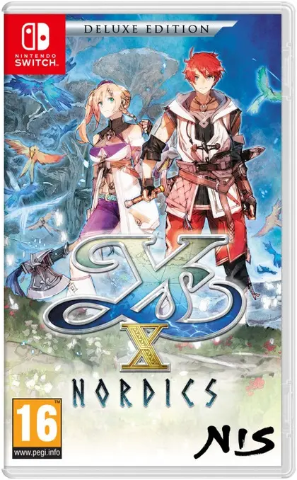 Ys X: Nordics Deluxe Edition Nintendo Switch okładka gry