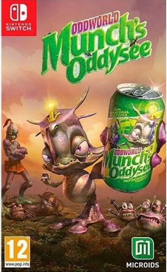 Oddworld Munch's Oddysee Nintendo Switch okładka gry