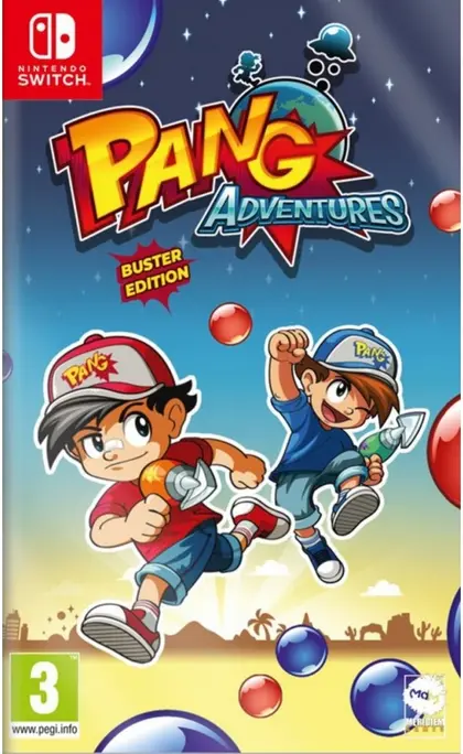 Pang Adventures Nintendo Switch okładka gry