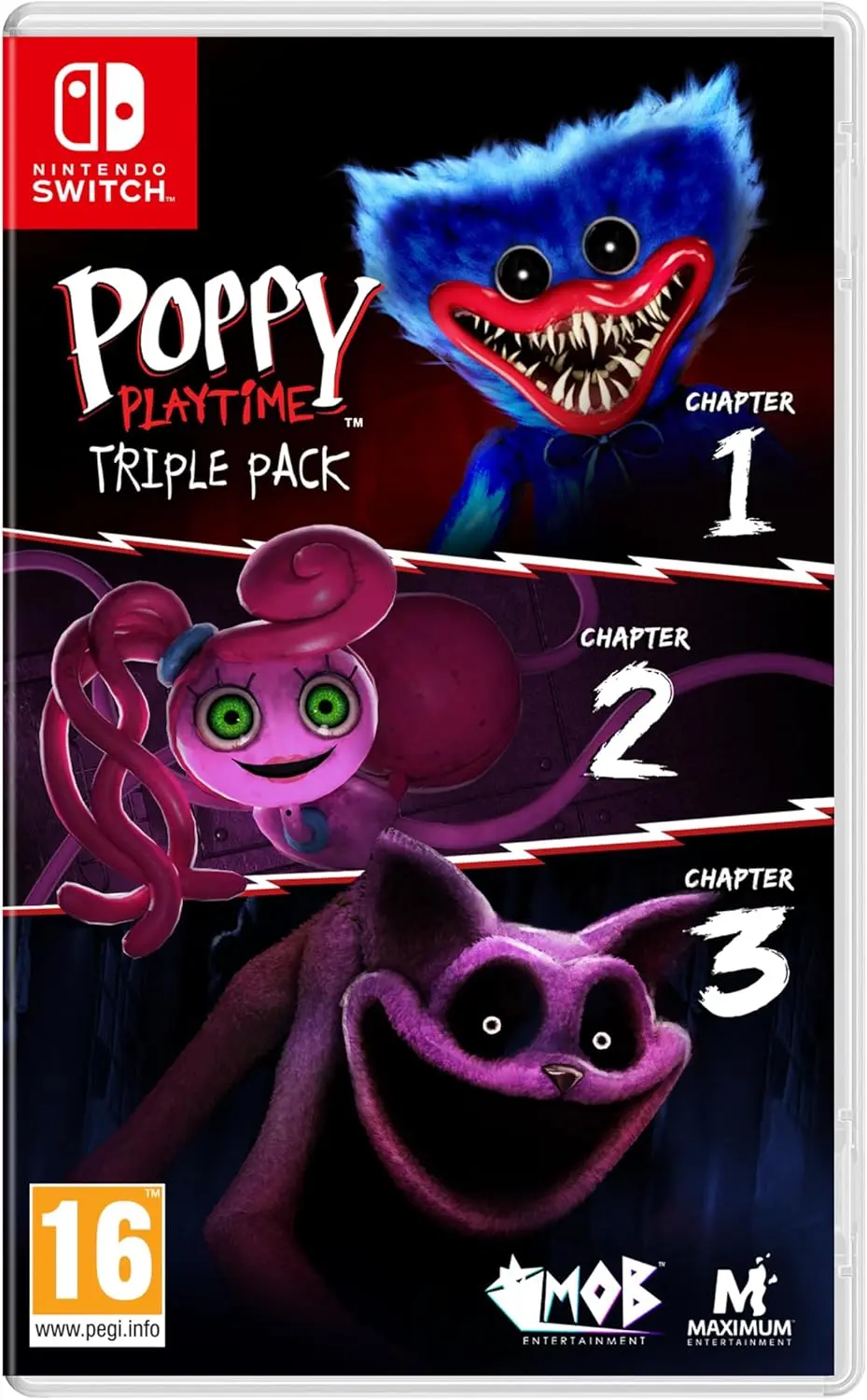 Poppy Playtime Triple Pack Nintendo Switch okładka gry