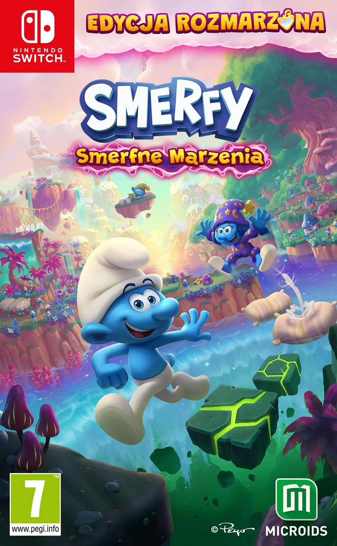 Okładka gry Smerfy - Smerfne Marzenia Edycja Rozmarzona
