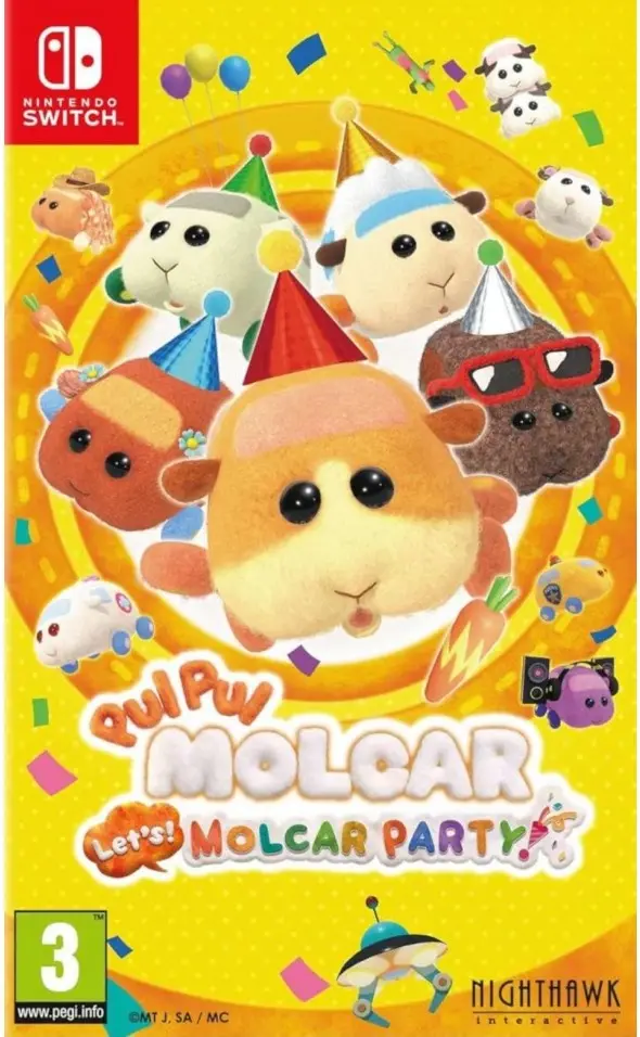 PUI PUI Molcar Let's! Molcar Party! Nintendo Switch okładka gry