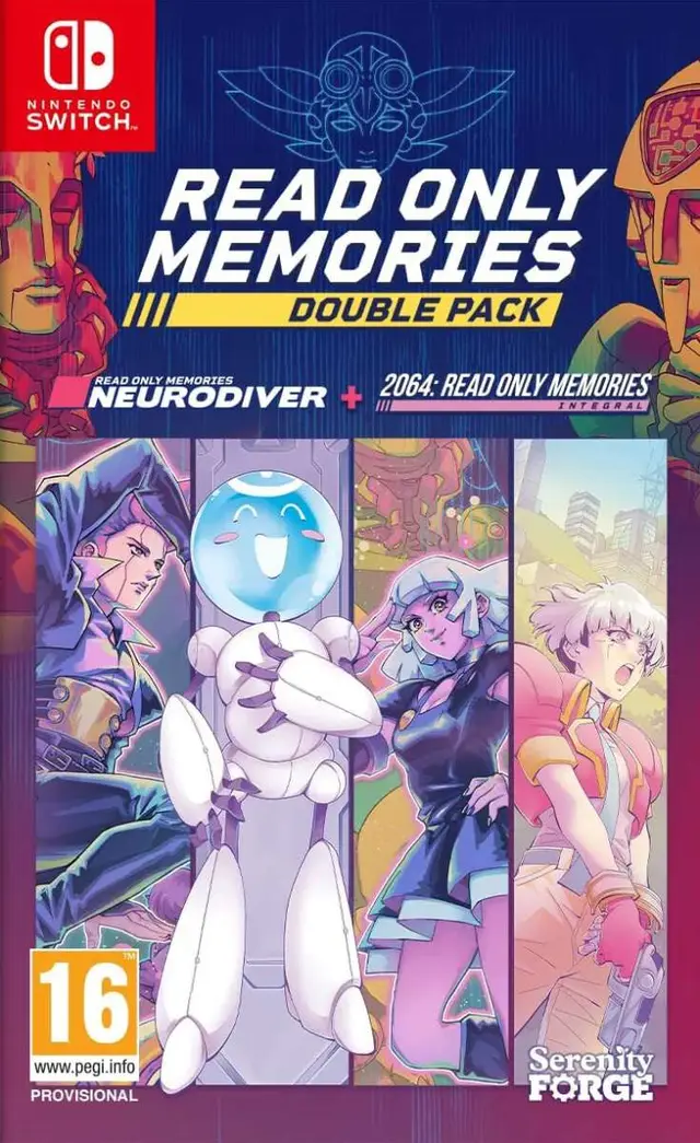 Read Only Memories Neurodiver Double Pack (2064 + Neurodiver) Nintendo Switch okładka gry