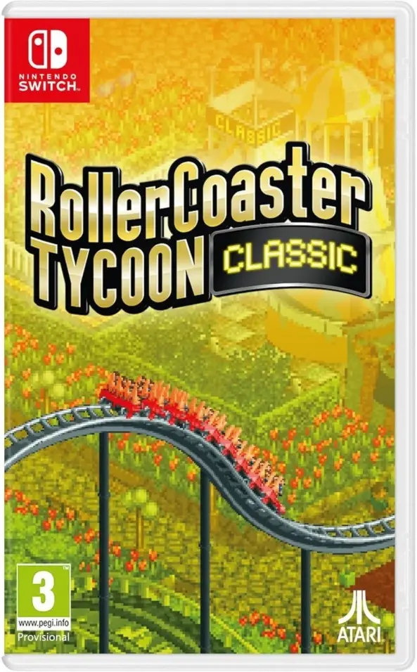 Rollercoaster Tycoon Classic Nintendo Switch okładka gry