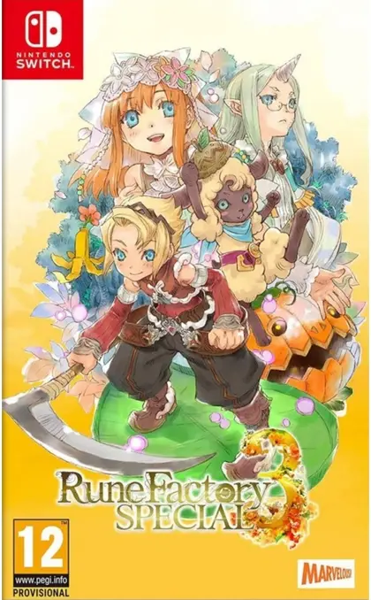 Rune Factory 3 Special Nintendo Switch okładka gry