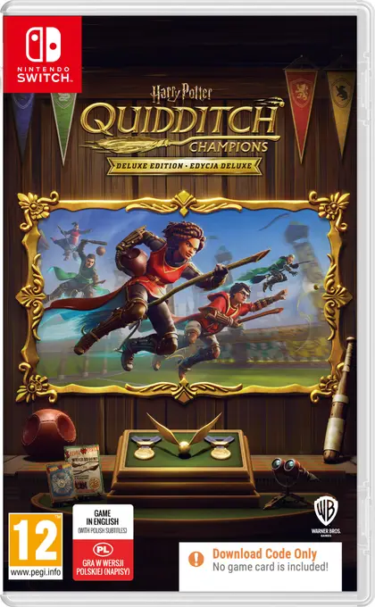 Harry Potter Mistrzowie Quidditcha Edycja Deluxe Nintendo Switch okładka gry