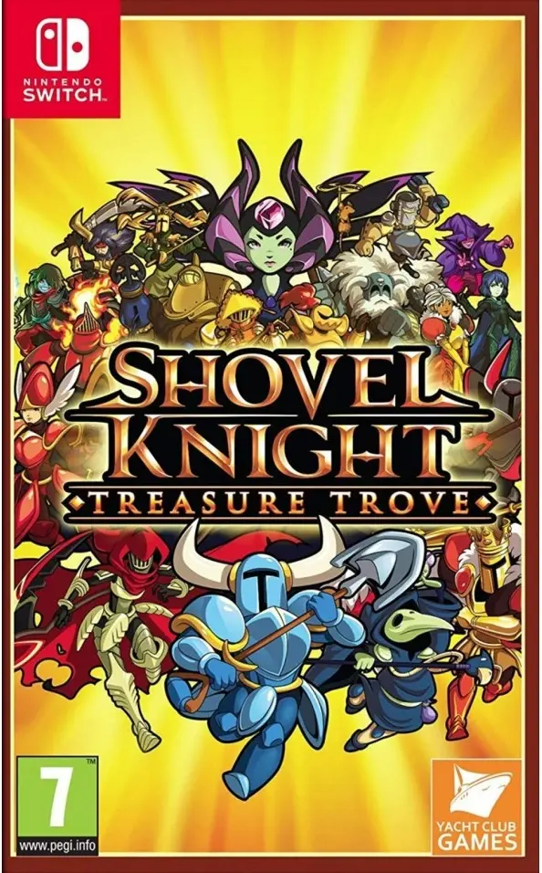 Okładka gry Shovel Knight Treasure Trove na Nintendo Switch Okładka gry Shovel Knight Treasure Trove na Nintendo Switch