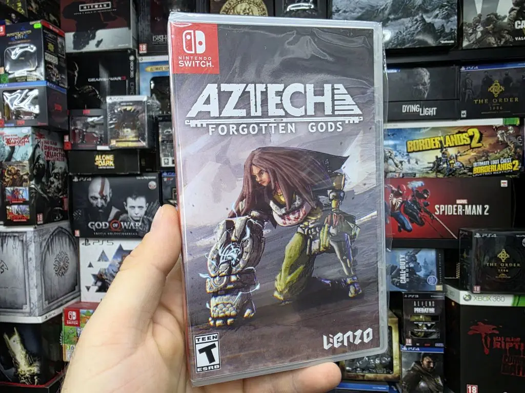 Aztech Forgotten Gods Nintendo Switch okładka gry