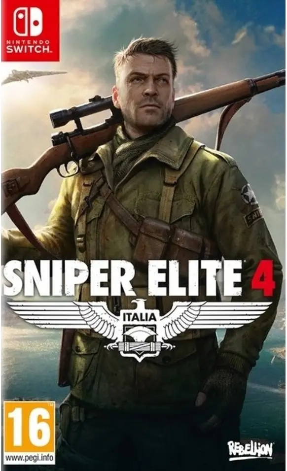 Okładka gry Sniper Elite 4 na Nintendo Switch Okładka gry Sniper Elite 4 na Nintendo Switch