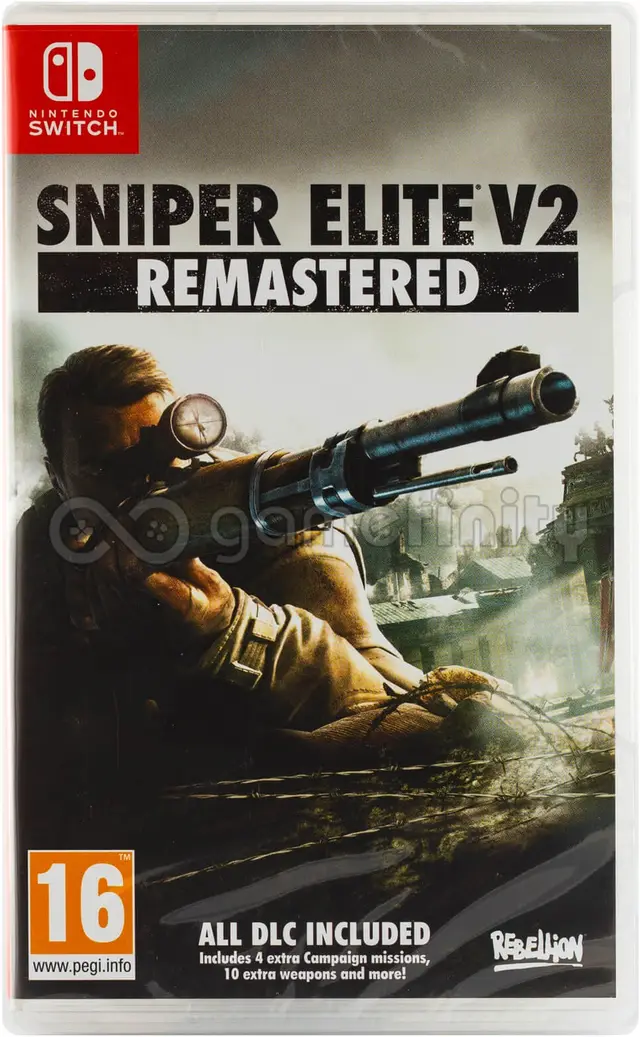 Sniper Elite V2 Remastered Nintendo Switch okładka gry