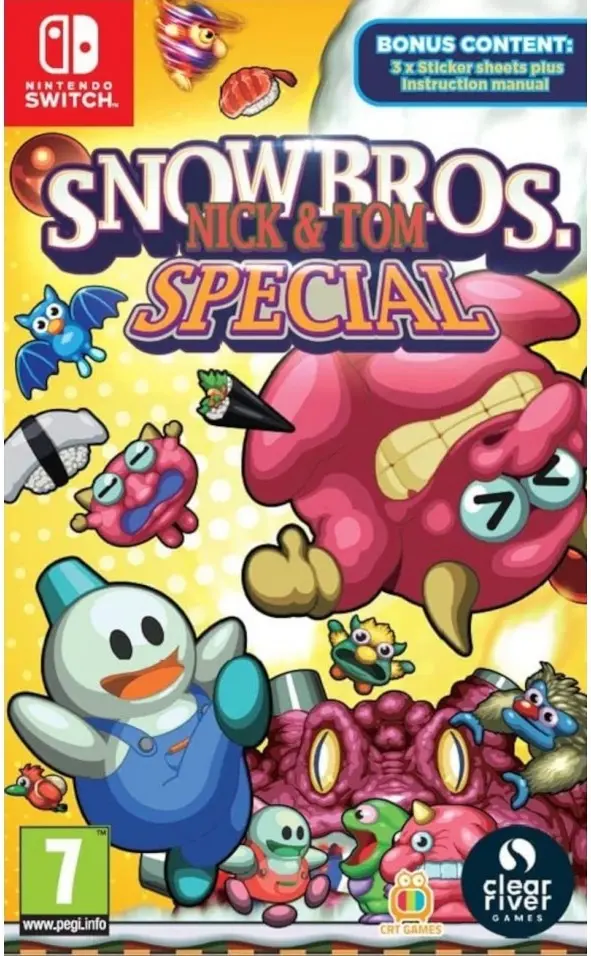 Snow Bros. Nick & Tom Special Nintendo Switch okładka gry