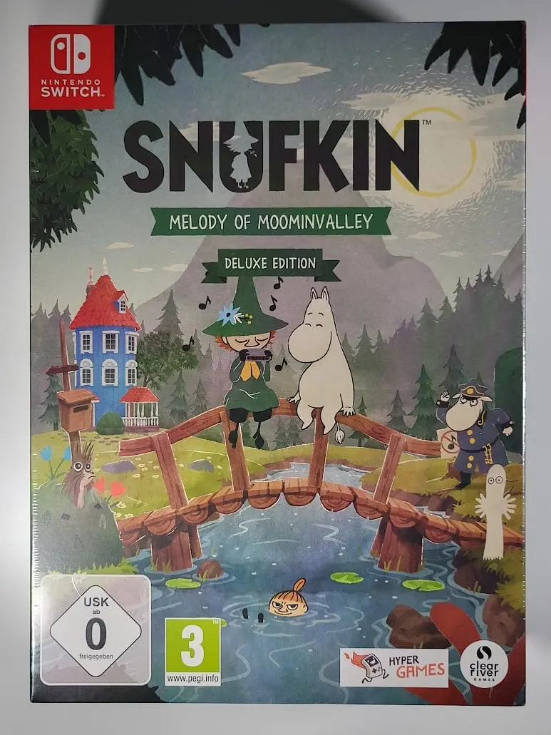 Snufkin Melody of Moominvalley Deluxe Edition Nintendo Switch okładka gry