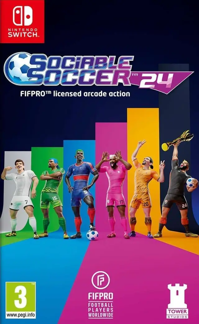 Sociable Soccer 24 Nintendo Switch okładka gry