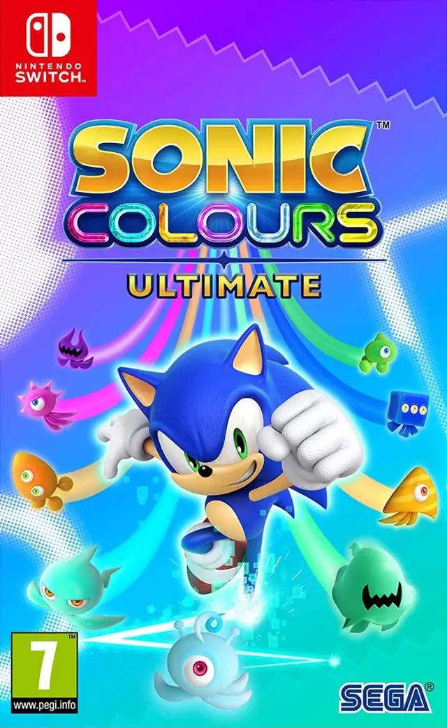 Sonic Colours Ultimate Nintendo Switch okładka gry