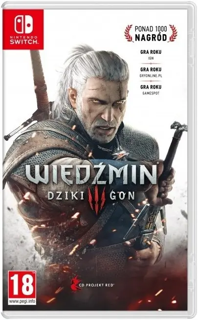 Wiedźmin 3: Dziki Gon Nintendo Switch okładka gry