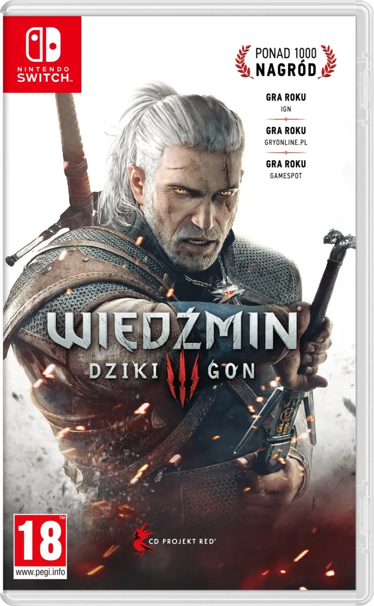 Wiedźmin 3: Dziki Gon Nintendo Switch okładka gry