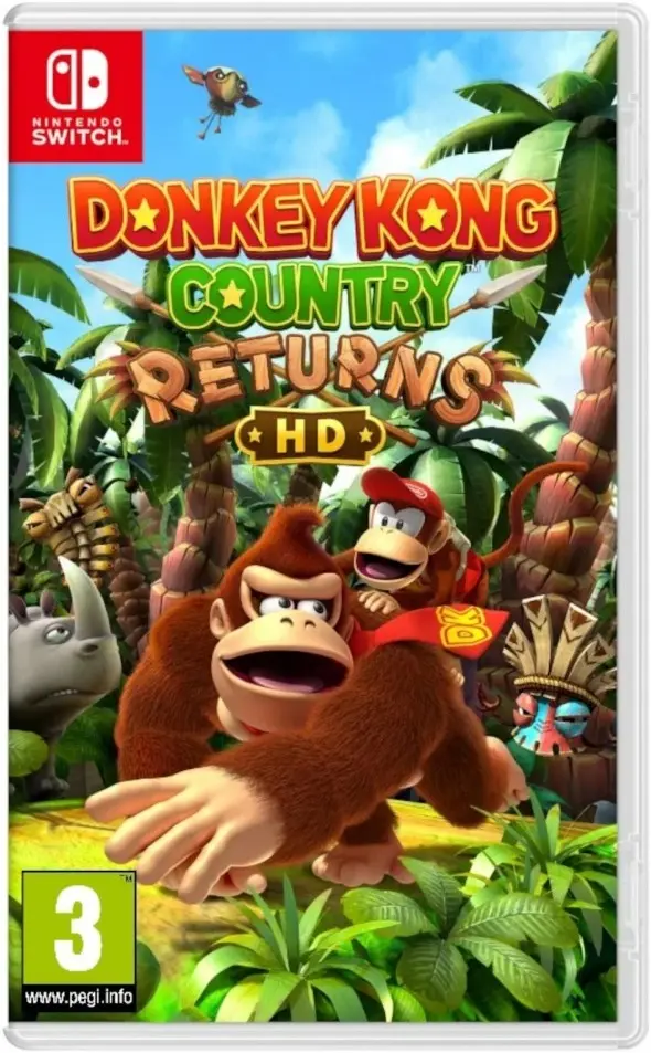 Donkey Kong Country Returns HD Nintendo Switch okładka gry