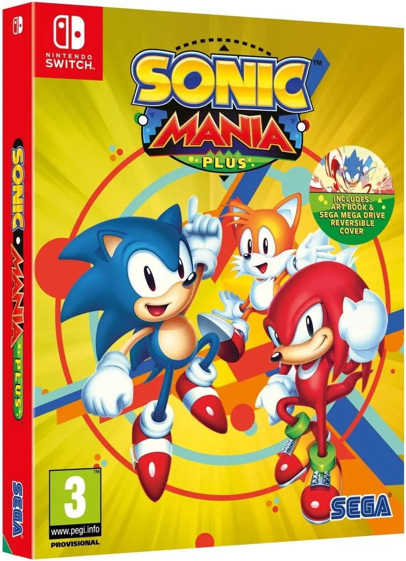 Okładka gry Sonic Mania Plus na Nintendo Switch - najlepsza oferta