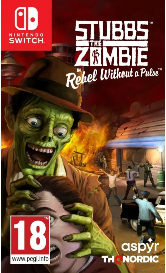 Stubbs the Zombie in Rebel Without a Pulse Nintendo Switch okładka gry