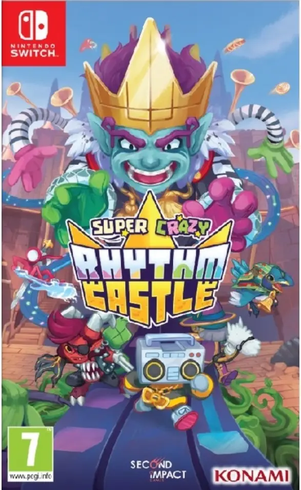 Super Crazy Rhythm Castle Nintendo Switch okładka gry