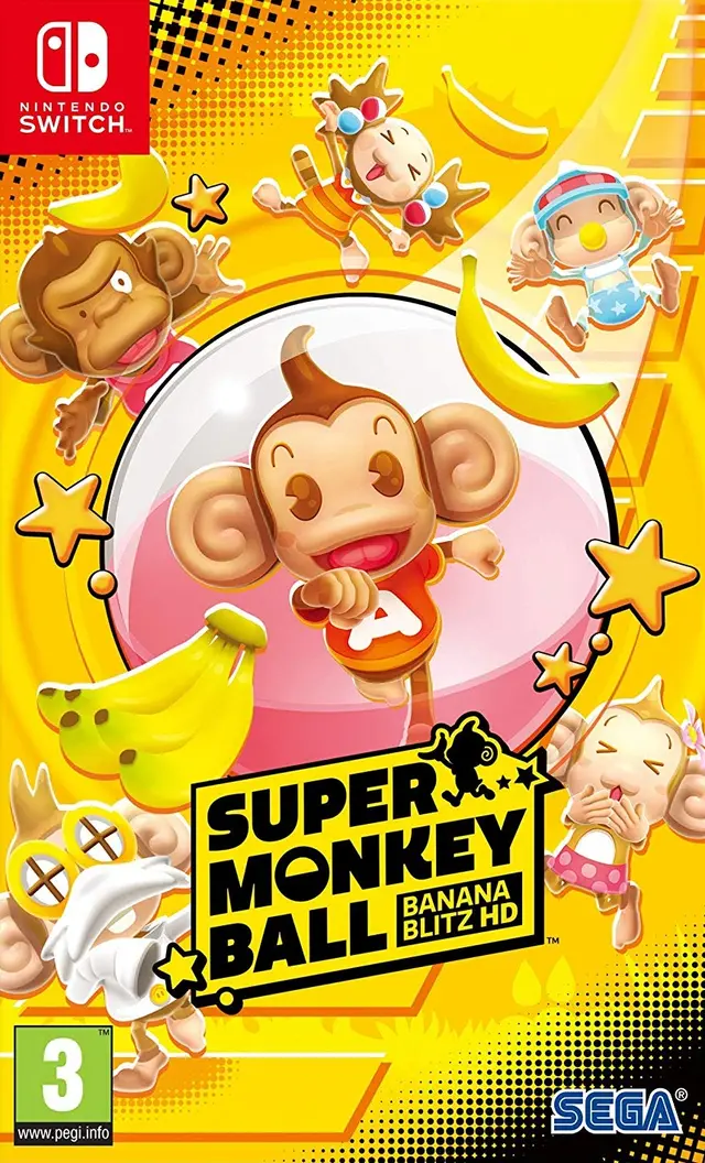 Super Monkey Ball Banana Blitz HD Nintendo Switch okładka gry