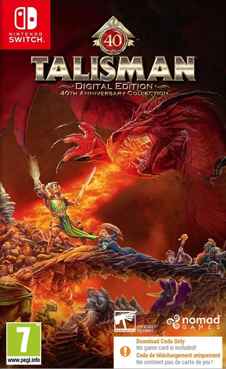 Talisman 40th Anniversary Collection Nintendo Switch okładka gry