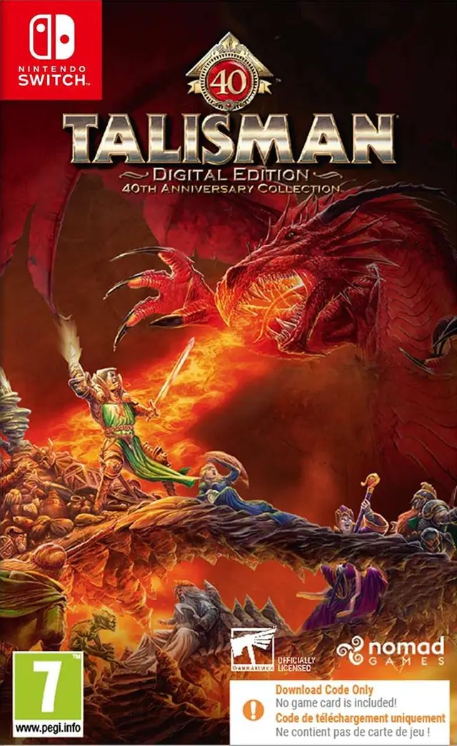 Talisman 40th Anniversary Collection Nintendo Switch okładka gry